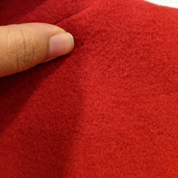 EUC Scarlet Red Wool Cashmere Winter Peacoat Mallia Melanie Lyne size 6 - Picture 14 of 14